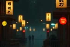 《旧唱片店》封面：堆叠的黑胶唱片与老式唱机
