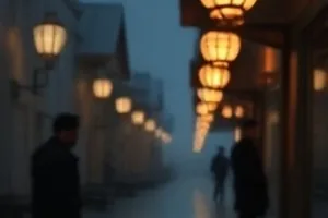 《无人签收的信》封面：雨棚下堆叠的退件信封